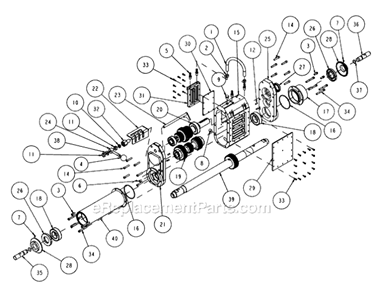 Page Y Diagram and Parts List for MK-6026KBG  MK Diamond Concrete Saw